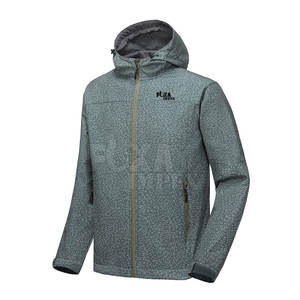 Chaqueta de lana de material sólido de gran tamaño para hombre en diferentes diseños y colores con estilo callejero con cuello levantado - Product Image 1