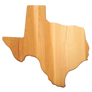 Planche à découper en bambou de forme rectangulaire avec poignée, finition bois naturel - Product Image 4