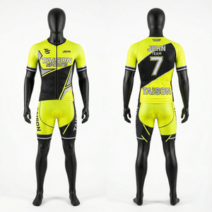 Premium polyester <b>roller</b> skating uniform men olive green breathable fabric contrast side panel design custom sublimation logo - Product Image 5