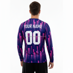 เสื้อยืดแขนยาวพิมพ์ซับลิเมชันตามสั่งมีสไตล์สั่งซื้อจำนวนมากทางออนไลน์ - Product Image 4