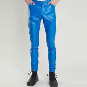Pantalones de Cuero Casuales Premium para Hombre, Elegantes, Suaves, Ligeros, Duraderos y Cómodos para Salidas Diarias y Eventos Nocturnos - Product Image 1