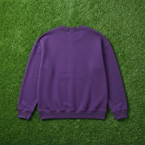 <b>Mens</b> Purple Crewneck Sweatshirt Utility Pocket <b>Sleeve</b> Casual Streetwear Pullover <b>Long</b> <b>Sleeve</b> <b>Top</b> - Product Image 6