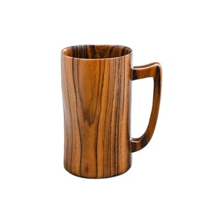 Premium Wooden Mug Handmade Solid Wood Coffee Cup Natural Finish Rustic Design Eco Friendly Drinkware for Home - Product Image 3