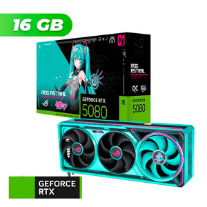 La Mejor Tarjeta Gráfica Rog Astral GeForce RTX 5080 Edición Hatsune Miku de 16GB para Juegos - Product Image 3