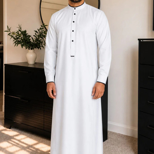 Fournisseur OEM de Thobe : Vêtements islamiques confortables à manches longues, conçus pour les marques privées et les acheteurs en gros - Product Image 1