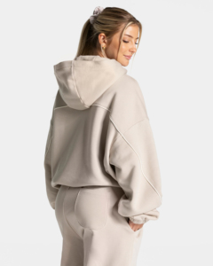 Sudadera con Capucha para Mujer, 100% Algodón, Color Sólido, Premium, Ecológica, Transpirable, Resistente al Viento, para Invierno, Estilo Urbano, Elástica - Product Image 6