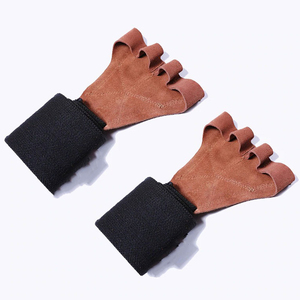 Agarraderas de Cuero para Gimnasio, Hechas a Medida, Profesionales, con 2/3 Orificios, para Levantamiento de Pesas y Barras de Gimnasia, Precio al por Mayor, Logotipo Personalizado - Product Image 3