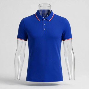 เสื้อโปโลผู้ชายคุณภาพสูง ผ้าฝ้าย 100% 12 สี รับสั่งทำ ปักโลโก้ OEM  แบบเรียบ - Product Image 4
