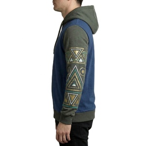 เสื้อฮู้ดดี้ผู้ชายแบบสั่งทำพิเศษ ผ้าคอตตอน 460gsm ล้างสีแบบแอซิด สีดำ สไตล์เอสเซนเชียล สตรีทแวร์ พิมพ์ลาย ซิปครึ่งตัว ทรงหลวม - Product Image 2