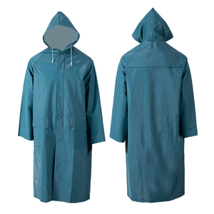 Manteau de pluie long personnalisé avec logo, en PVC et polyester respirant, réfléchissant, imperméable, idéal pour les voyages – Vente chaude - Product Image 1