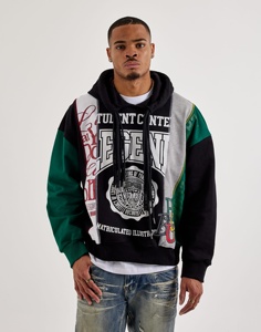 Cut and <b>Sew</b> Oversized Acid Washed 500gsm Heavyweight Distressed Cropped Hoodie - Product Image 2