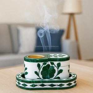 Nouveauté 2025 Ensemble de Bakhoor de Luxe Brûleur d'Encens Boîte en Acrylique Charbon Religieux Islamique Coriandre Prise Écologique Encens - Product Image 6