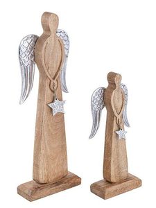 Centre de table de Noël de luxe en métal et bois, conçu pour les maisons élégantes et la mise en valeur de tables de fêtes haut de gamme - Product Image 6