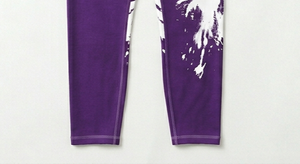 Leggings de Yoga Transpirables de Cintura Alta Color Morado para Mujer, Ropa Deportiva, Pantalones de Entrenamiento Elásticos con Bolsillos, Fitness - Product Image 3
