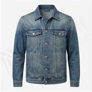 <b>Men's</b> Plus Cotton Warm Fur Collar <b>Sherpa</b> Lined Denim <b>Jacket</b> Button Down Classy Casual Quilted Jeans Coats Outwear <b>Man</b> <b>Jackets</b> - Product Image 2