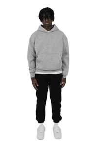 Sweat-shirt d'hiver unisexe en molleton de coton surdimensionné personnalisé 2025, style streetwear, à fermeture éclair, éco-responsable, vente en gros directe usine - Product Image 5