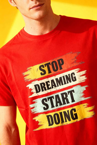 '' เสื้อยืด SOSH 4 '' เสื้อยืดผู้ชายหยุดฝันไปไกล แล้วเริ่มทำสิ่งที่ต้องทำ - Product Image 3