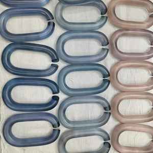 Chaînes en résine personnalisées pour la décoration de la maison, haute transparence, plusieurs couleurs au choix - Product Image 3