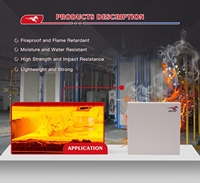 Panneau en silicate de calcium ignifuge haute densité 1000C pour l'isolation des fours industriels et le revêtement des fours à haute température