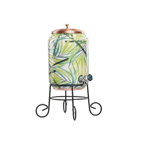 Dispensador de Agua de Cerámica Negra con Diseño de Mariposa, Grifo Manual y Soporte Incluido para Uso Doméstico - Product Image 2