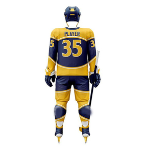 Tenue de Hockey sur Glace Personnalisée pour Équipe – Kit de Qualité Supérieure en Tissu Respirant Léger – Ensemble de Vêtements de Sport Professionnels - Product Image 3