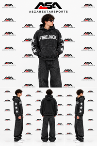 Sudadera con Capucha Oversize para Hombre, Estilo Streetwear, con Lavado Ácido, Estampado Gráfico y Bolsillo Personalizado, Venta al Por Mayor - Product Image 6