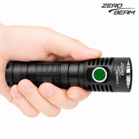 Mini lampe torche rechargeable F5 à batterie lithium USB-C ZEROBEAM, étanche IPX8, LED haute luminosité, intensité réglable, pour la randonnée et les voyages