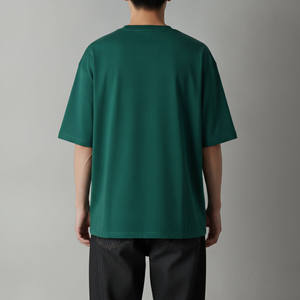 เสื้อยืดคอกลมทรงหลวม พรีเมียมคุณภาพสูง ตัดเย็บตามสั่ง ผ้าฝ้าย 100% เนื้อหนา ทรงดรอปโชว์เดอร์ สไตล์ฮิปฮอป ระบายอากาศได้ดี แห้งเร็ว สำหรับผู้ชาย - Product Image 5