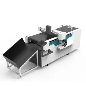 Máquina troqueladora de impresión de pegatinas UV superior de China, rollo de ventana de ataúd de cartón, pegatina de vinilo, cortador de superficie plana con alta precisión