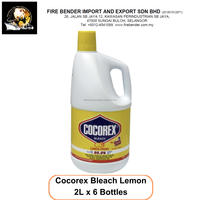 COCOREX BLEACH LIQUID 2KG PARFUM CITRON 99,9% Ingrédient Actif FABRIQUÉ EN MALAISIE ACHAT EN GROS POUR LE MARCHÉ D'EXPORTATION INTERNATIONAL
