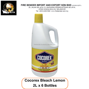 COCOREX <b>BLEACH</b> LIQUID 2KG LEMON FRAGRANCE 99.9% Active Ingredient MADE IN MALAYSIA BULK PURCHASE FOR INTERNATIONAL EXPORT MARKET - Product Image 2