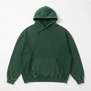 Sudadera con Capucha Personalizada Estilo Vintage, Lavado Ácido, Felpa Gruesa, Efecto Desgastado, Estilo Urbano - Product Image 5