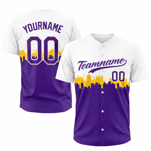 Maillots de baseball respirants personnalisés OEM à manches courtes, grandes tailles, en polyester, uniformes d'équipe à marque privée pour les tournois - Product Image 5