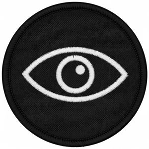 Écusson triangulaire maçonnique avec règle de plomb, bleu marine discret, brodé, pour uniforme rituel de la Franc-maçonnerie, à coudre - Product Image 6