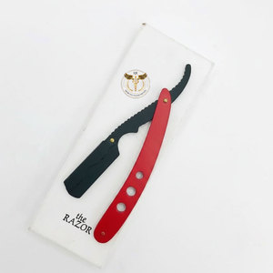 QORVEX INSTRUMENTS Rasoir droit professionnel personnalisé avec logo, en acier inoxydable, lame remplaçable, outil de rasage pour barbier, pour usage en salon - Product Image 4