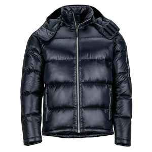 Chaqueta acolchada impermeable con capucha ligera para hombre, talla grande, ajuste suave, cómoda, estilo lujoso. - Product Image 6