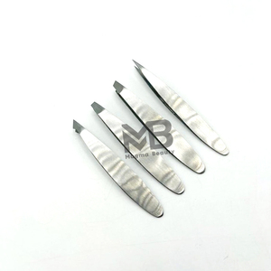 High-precision Stainless Steel Eyebrow Tweezers False Eyelash Tweezers for Eyebrow <b>Threading</b> Beard Plucking Hair Plucking-High - Product Image 4