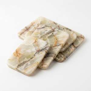 Natural Onyx Marble Serving Board Set of 3 Handmade Nesting Cheese Tray Wholesale impex Pakistan manufacturer top product 2026 - Product Image 2