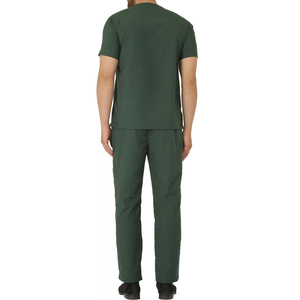 Best Design High Quality Breathable Men Medical Scrubs Uniforms Sets Light <b>Weight</b> <b>Stand</b> Collar Short Hospital Men Uniforms - Product Image 1
