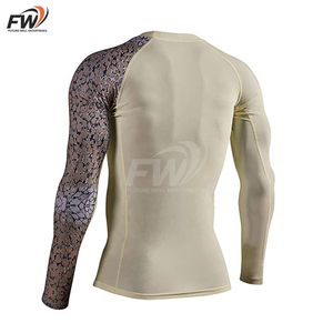 Latest Design Wholesale Custom <b>Printed</b> Long Sleeve Polyester Spandex Sublimation Womens <b>Surf</b> Rash Guard - Product Image 3