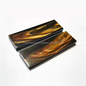 Écailles de corne de buffle de qualité supérieure pour poignées de couteau Forme naturelle de style animal fait à la main par Artisan Craft - Product Image 1