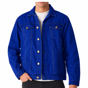 New 2026 Premium Quality Men Classic Black Jean <b>Jacket</b> Fashion Denim Coat OEM/ODM Manufacturer Wholesale - Product Image 3