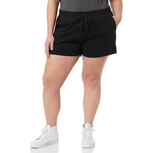 Pantalones Cortos Térmicos de Forro Polar para Mujer, para Correr en Invierno, Aislantes, Cómodos, con Bolsillos Laterales, Cintura Alta con Cordón, para Clima Frío - Product Image 2