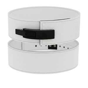 Cinturón de Levantamiento de Pesas de Cuero Texturizado Resistente con Cierre de Gancho y Bucle para Gimnasio y Soporte en Levantamiento de Potencia - Product Image 1