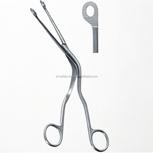 คีมจับสายสวน A-1 VERITAS Magill แบบโค้ง ทำจากสแตนเลส สำหรับหู คอ จมูก ขนาด 6 นิ้ว ใช้ซ้ำได้ - Product Image 1