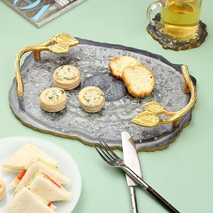 Plateau de service empilable en résine écologique, meilleur prix, design tendance, utilisation à la maison, en cuisine, au restaurant, réutilisable, qualité alimentaire - Product Image 2