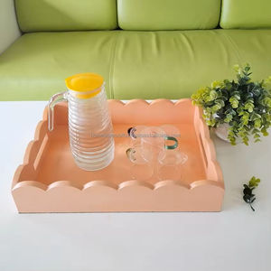 Bandeja de Laca ecológica ligera hecha a mano MDF bandeja de madera para servir Fabricante Mayorista de Vietnam - Product Image 2