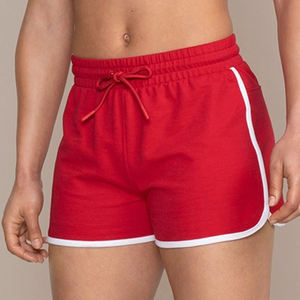 Nouveaux shorts d'été personnalisés en gros pour femmes, taille moyenne et plus, respirants, en Spandex/Polyester, avec logo décoratif, décontractés, pour le yoga et le sport - Product Image 4