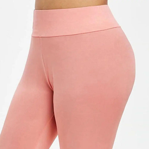 Wholesale Price New Design Fashionable Gym Lady Capri Leggings Custom Made Logo Capri Legging Plus Size High Waist Capri Legging - Product Image 5