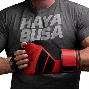 Gants de boxe en cuir 100 % originaux, conçus sur mesure avec logo, fabriqués à la main, pour les arts martiaux et la boxe. - Product Image 4